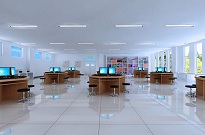 学校信息室防静电地板的应用场景